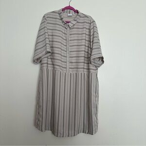 Junarose Short Sleeve Striped Dress